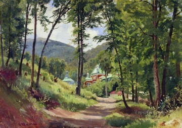 Paisajes Painting - en crimea paisaje clásico Ivan Ivanovich árboles